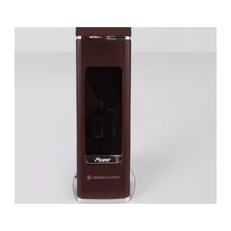 Светодиодная настольная лампа 3000K-6400K 6Вт+LCD 2Вт DE510 BR коричневый LED 3000-6400K 6W+LCD 2W Ambrella Light 8