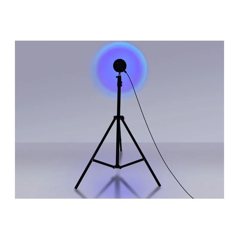 Атмосферная светодиодная настольная лампа с пультом 3W RGB 3Вт DE8387 BK черный LED RGB 3W (ПДУ RGB) Ambrella Light 9