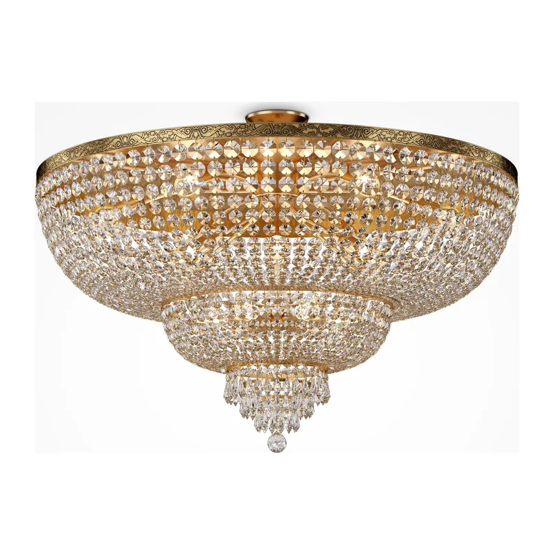 Потолочный светильник Дворец / Palace E27х18 Maytoni DIA890-CL-18-G
