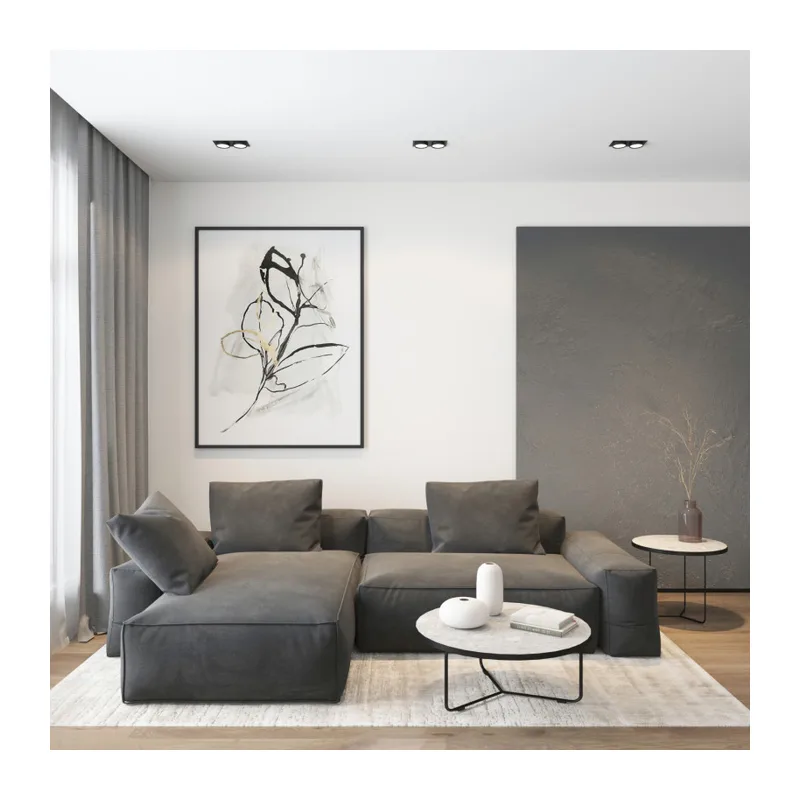 Встраиваемый светильник Denkirs FLAT | ФЛЭТ DK2092-BK 5