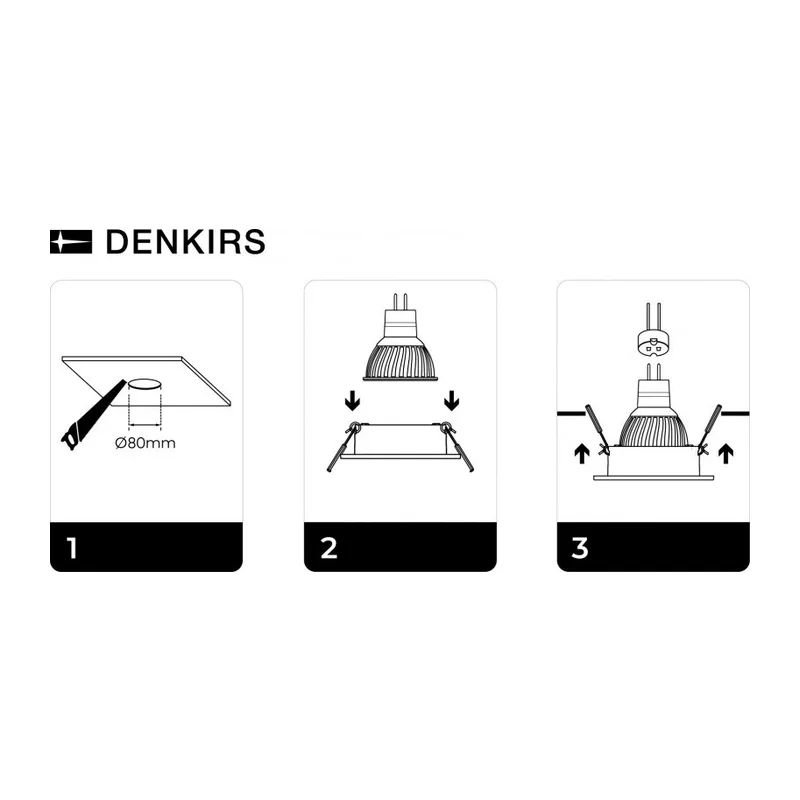 Встраиваемый светильник Denkirs Billum | БИЛЛУМ DK3020-WH 15