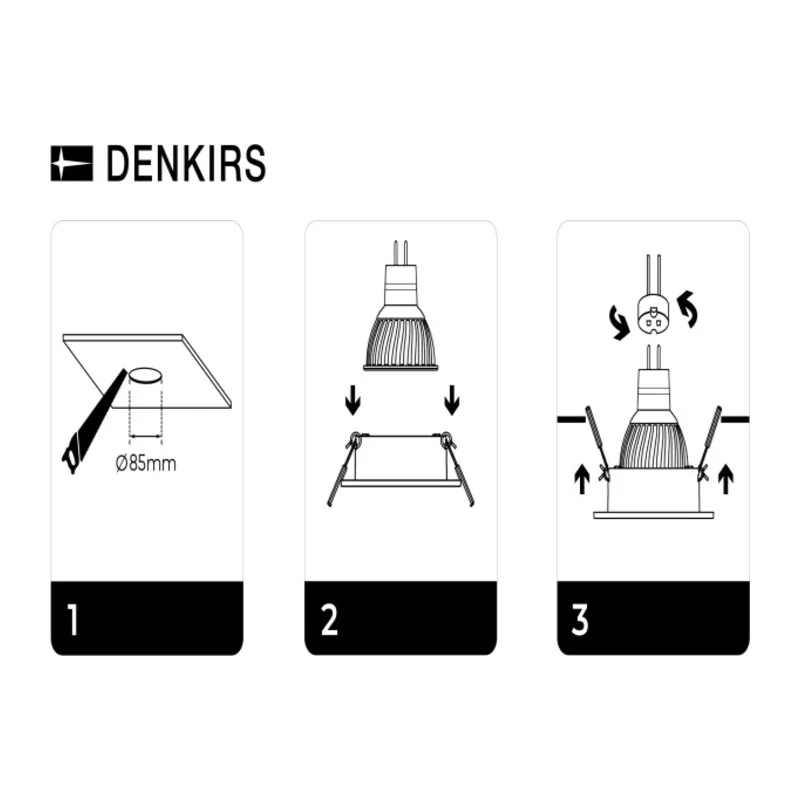 Встраиваемый светильник Denkirs Karup | КАРАП DK3026-WH 7