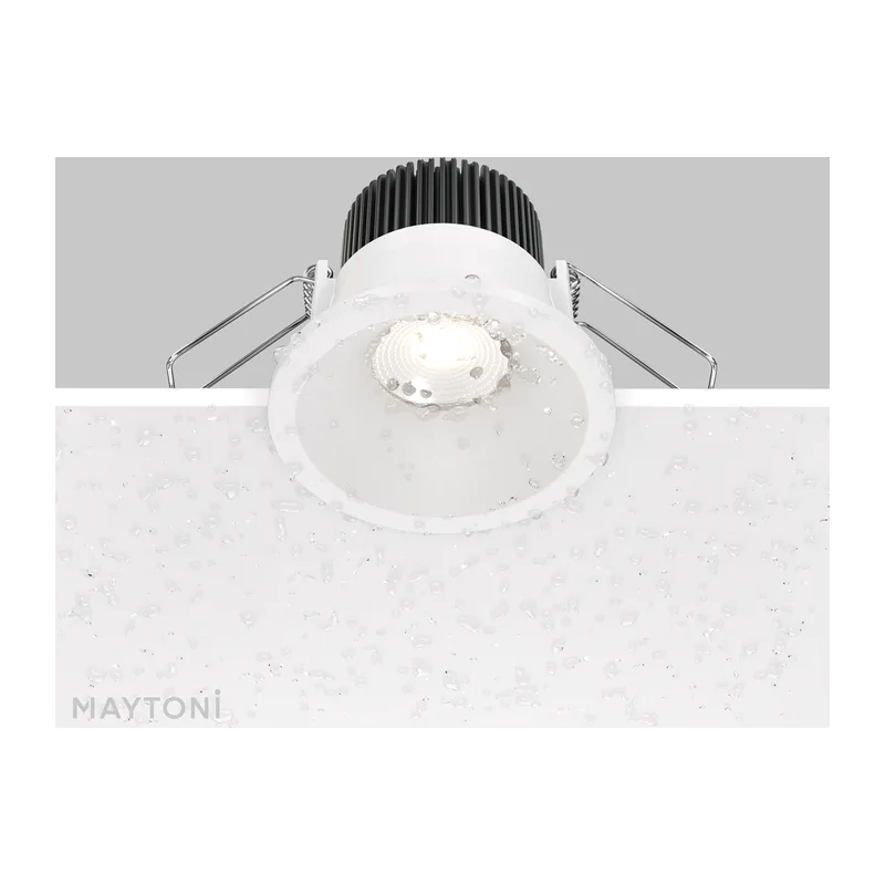 Встраиваемый светильник Зум / Zoom 6 Вт 4000 К 60° IP 65 Maytoni DL034-01-06W4K-W 10