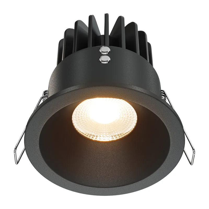 Встраиваемый светильник Зум / Zoom 12 Вт 2700 К 60° IP 65 Maytoni DL034-01-12W2.7K-B
