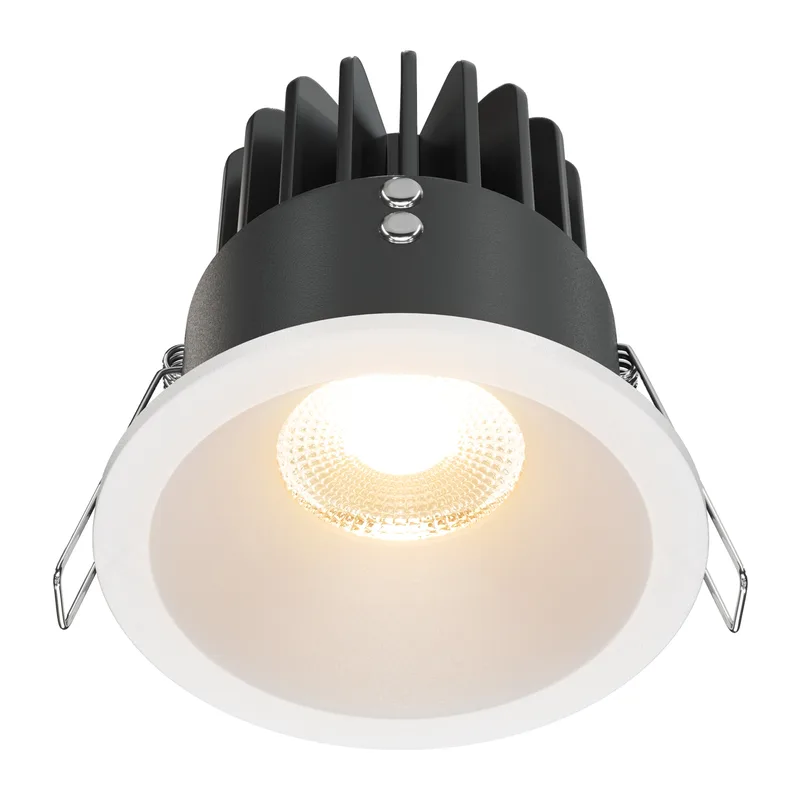 Встраиваемый светильник Зум / Zoom 12 Вт 2700 К 60° IP 65 Maytoni DL034-01-12W2.7K-W