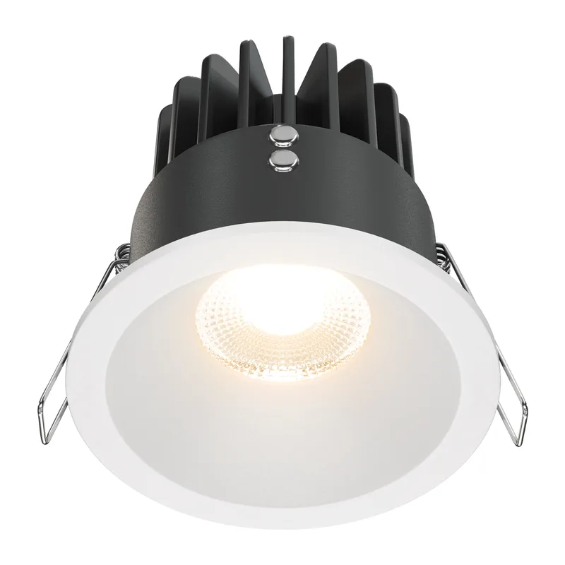 Встраиваемый светильник Зум / Zoom 12 Вт 3000 К 60° IP 65 Maytoni DL034-2-L12W