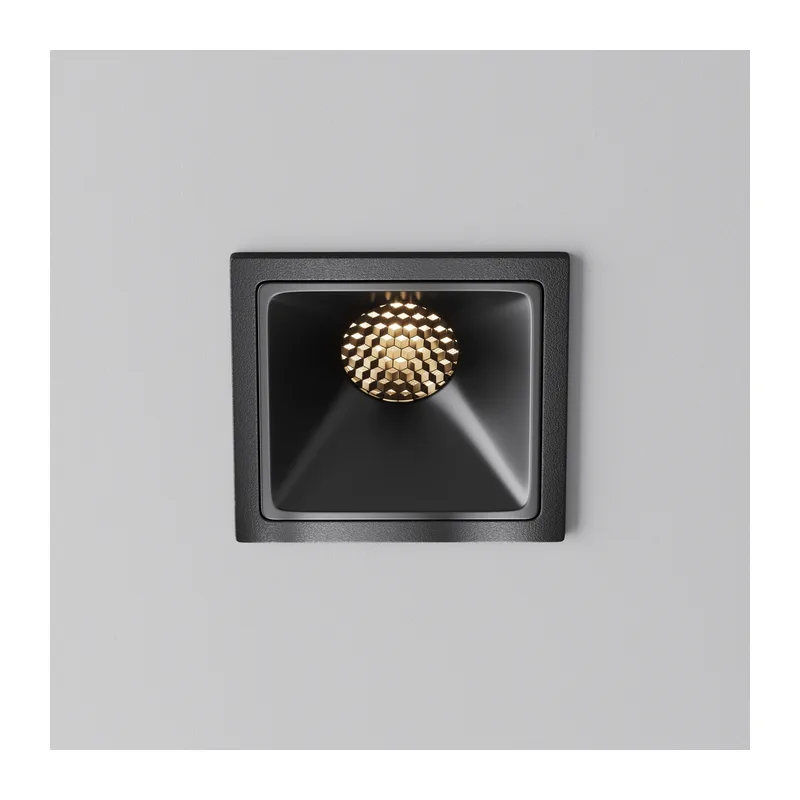 Встраиваемый светильник Альфа / Alfa LED 10 Вт 3000 К 60° Maytoni DL043-01-10W3K-SQ-B-1 2