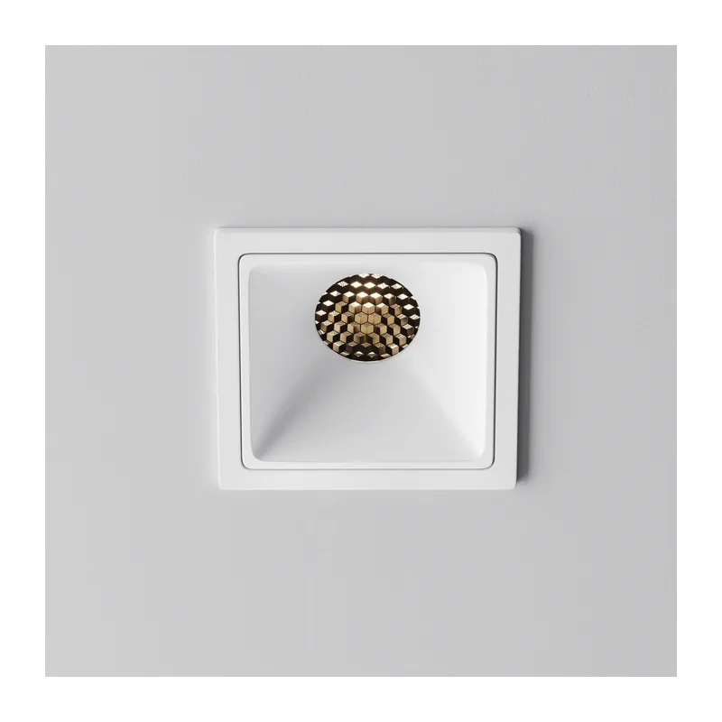 Встраиваемый светильник Альфа / Alfa LED 10 Вт 3000 К 60° Maytoni DL043-01-10W3K-SQ-W-1 3