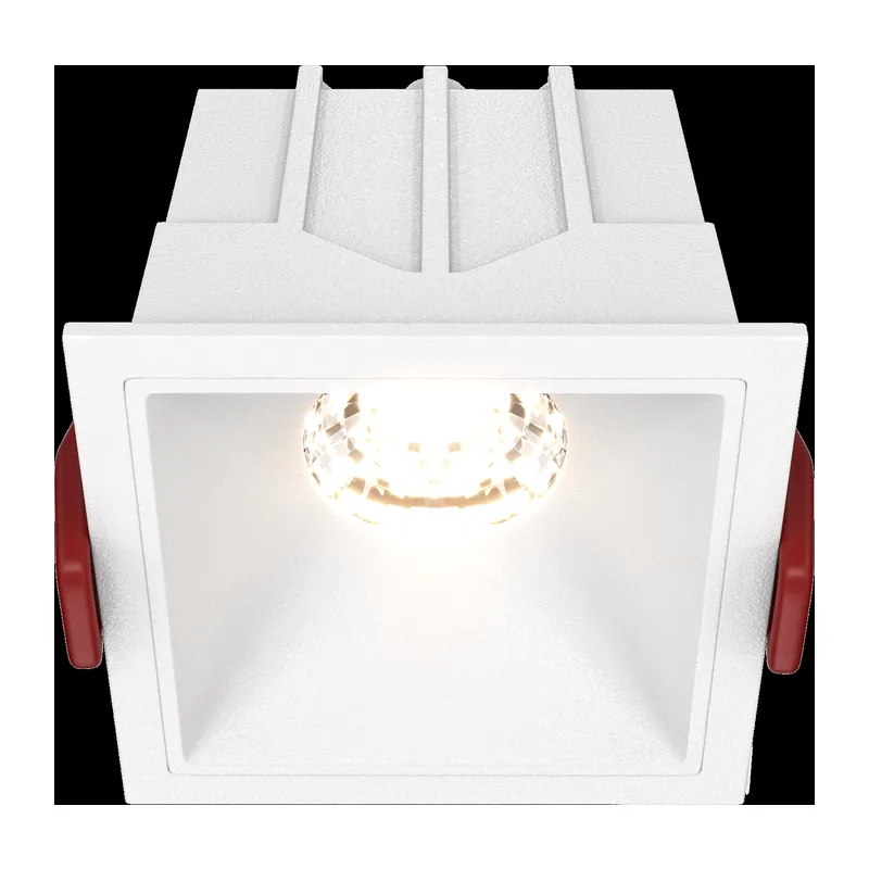Встраиваемый светильник Альфа / Alfa LED 10 Вт 3000 К 36° Maytoni DL043-01-10W3K-SQ-W 3