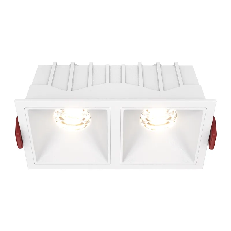 Встраиваемый светильник Альфа / Alfa LED 20 Вт 3000 К 36° с функцией диммирования Maytoni DL043-02-10W3K-D-SQ-W