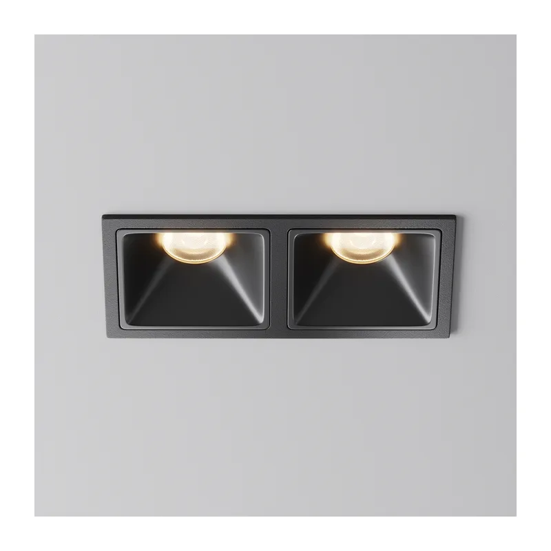 Встраиваемый светильник Альфа / Alfa LED 20 Вт 3000 К 50° Maytoni DL043-02-10W3K-SQ-B-1 9