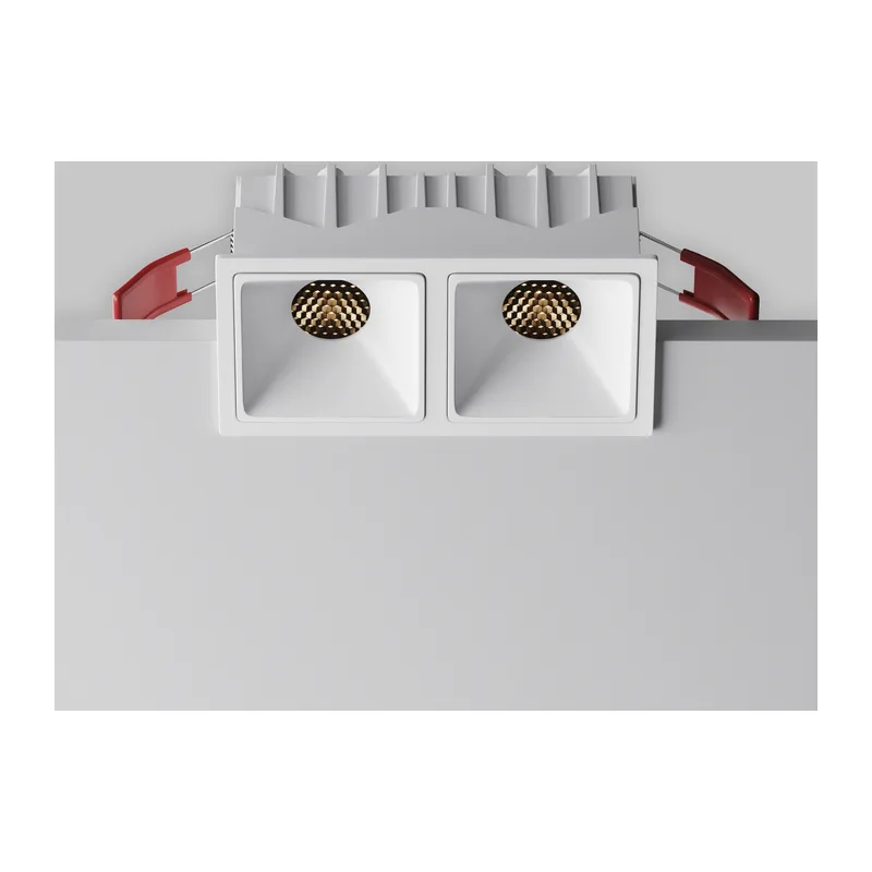 Встраиваемый светильник Альфа / Alfa LED 20 Вт 3000 К 50° Maytoni DL043-02-10W3K-SQ-W-1 3