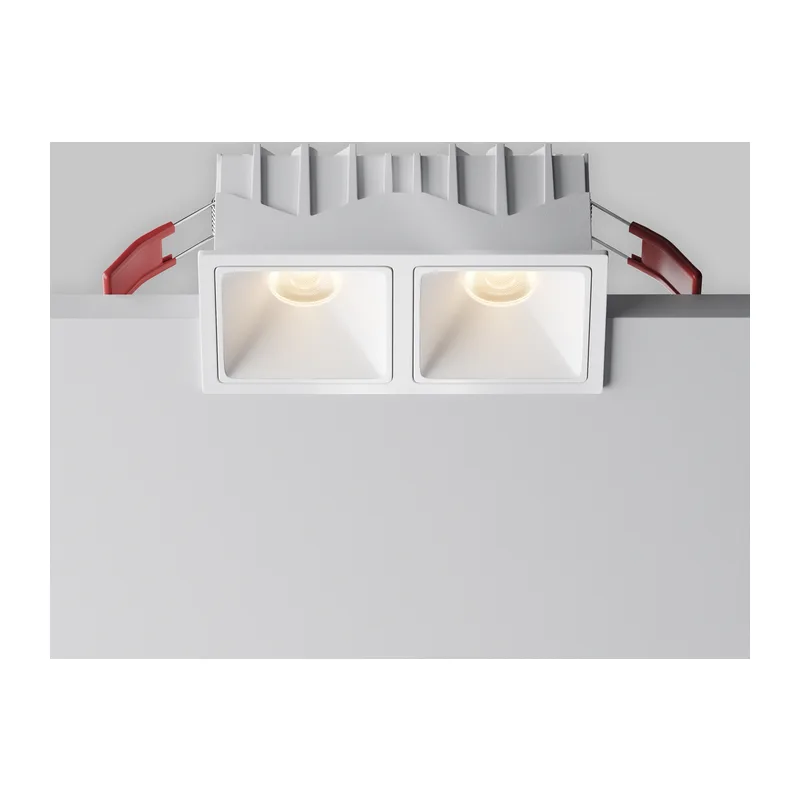 Встраиваемый светильник Альфа / Alfa LED 20 Вт 3000 К 50° Maytoni DL043-02-10W3K-SQ-W-1 9
