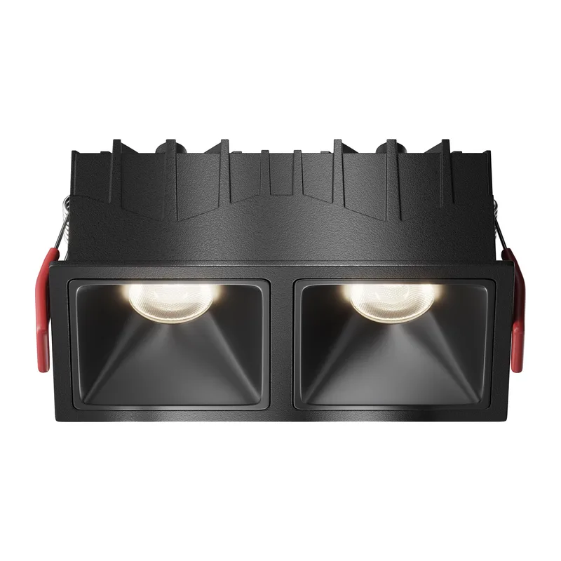 Встраиваемый светильник Альфа / Alfa LED 20 Вт 4000 К 50° Maytoni DL043-02-10W4K-SQ-B-1