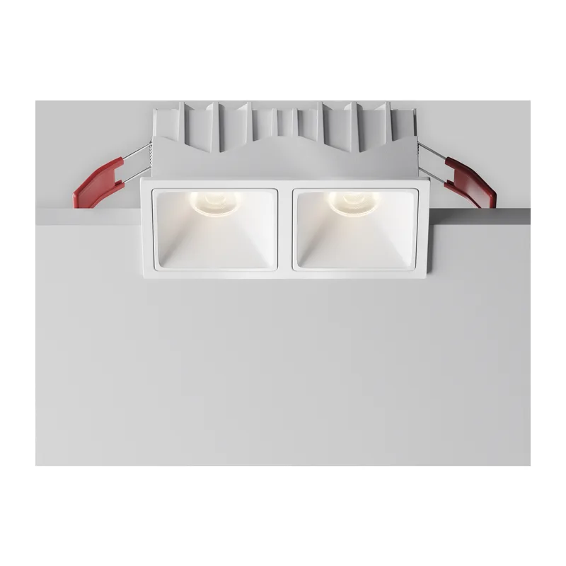 Встраиваемый светильник Альфа / Alfa LED 20 Вт 4000 К 50° Maytoni DL043-02-10W4K-SQ-W-1 8