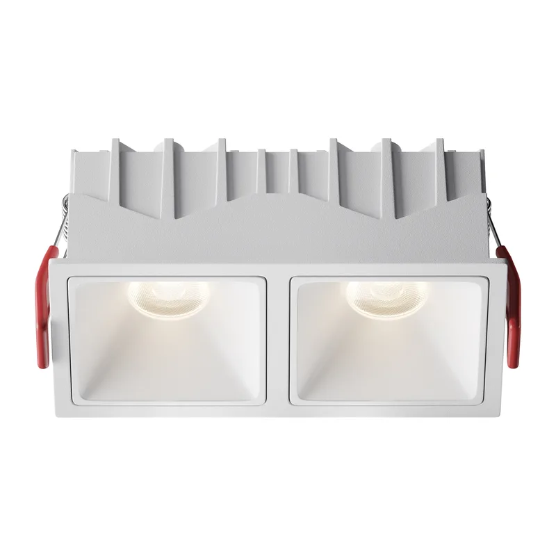 Встраиваемый светильник Альфа / Alfa LED 20 Вт 4000 К 50° Maytoni DL043-02-10W4K-SQ-W-1