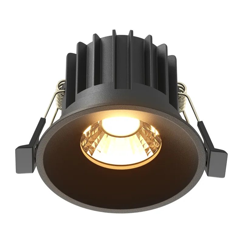Встраиваемый светильник Раунд / Round 12 Вт 2700 К 60° Maytoni DL058-12W2.7K-B