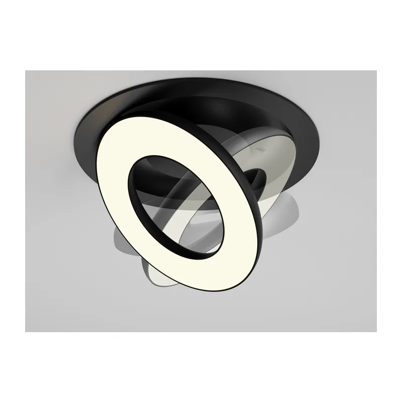 Встраиваемый светильник Вектор / Vector 12 Вт 3000 К 110° Maytoni DL102-12W3K-B 4
