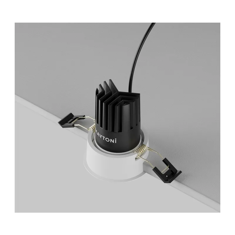 Встраиваемый светильник Омут / Dip 10 Вт 2700 К 50° Maytoni DL115-10W-2.7K-W 3