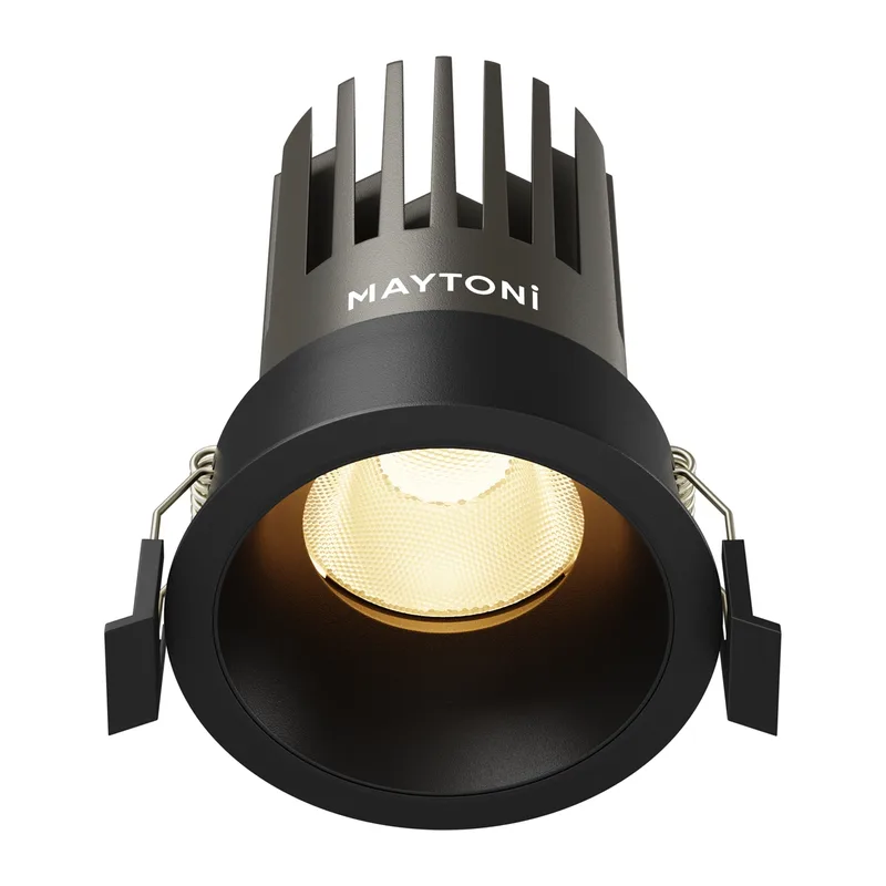 Встраиваемый светильник Омут / Dip 15 Вт 2700 К 50° Maytoni DL117-15W-2.7K-B