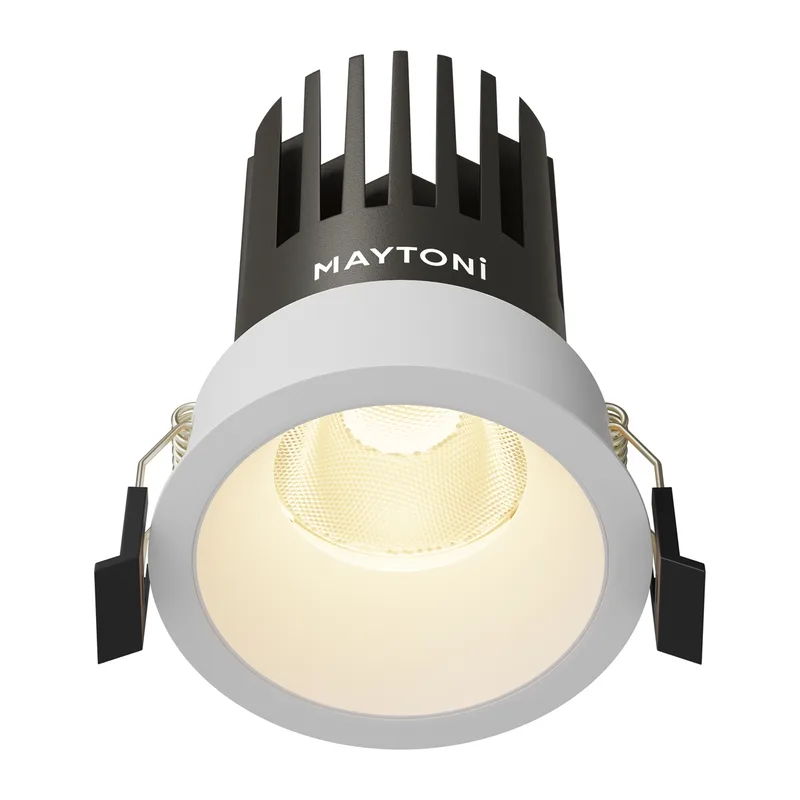 Встраиваемый светильник Омут / Dip 15 Вт 2700 К 50° Maytoni DL117-15W-2.7K-W