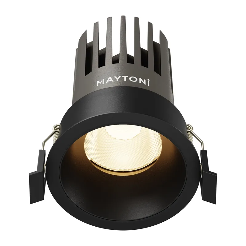Встраиваемый светильник Омут / Dip 15 Вт 3000 К 50° Maytoni DL117-15W-3K-B