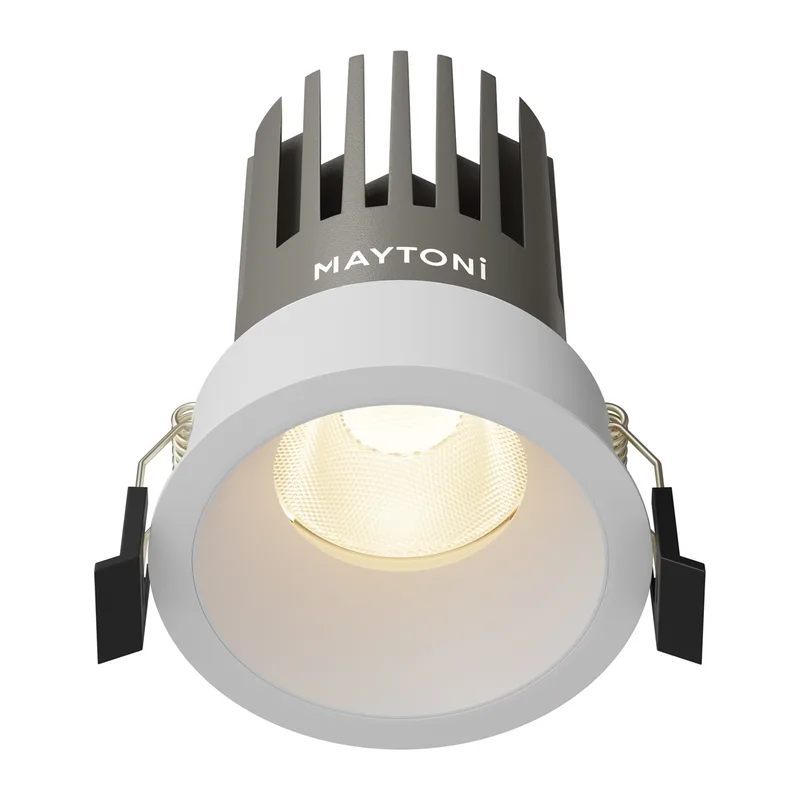 Встраиваемый светильник Омут / Dip 15 Вт 3000 К 50° Maytoni DL117-15W-3K-W