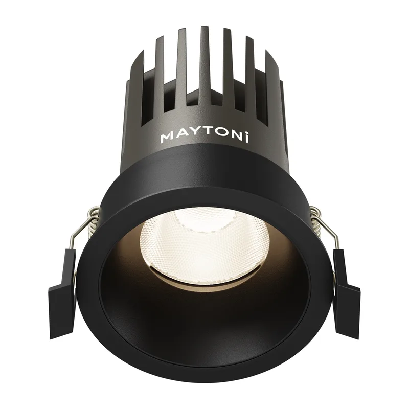 Встраиваемый светильник Омут / Dip 15 Вт 4000 К 50° Maytoni DL117-15W-4K-B