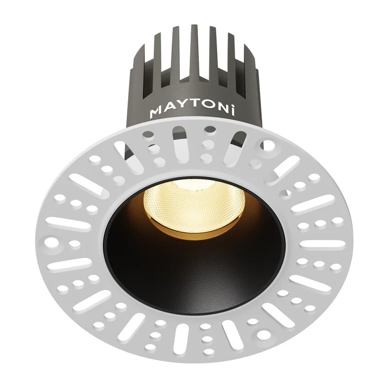 Встраиваемый светильник Омут / Dip 10 Вт 2700 К 50° Maytoni DL119-10W-2.7K-TRS-B