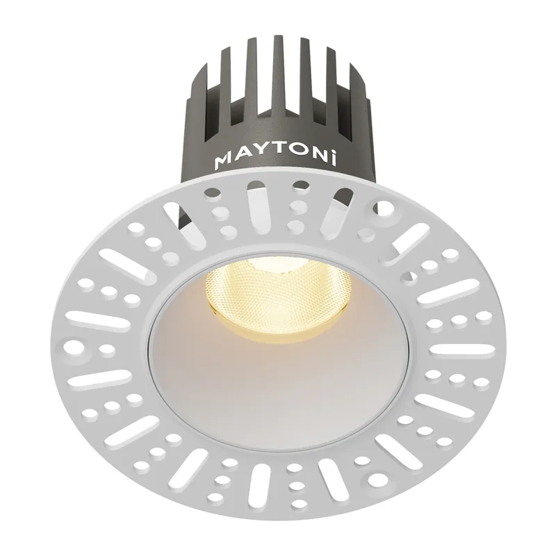 Встраиваемый светильник Омут / Dip 10 Вт 2700 К 50° Maytoni DL119-10W-2.7K-TRS-W