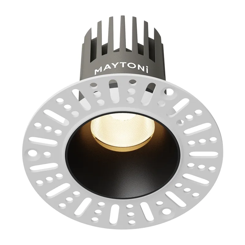 Встраиваемый светильник Омут / Dip 10 Вт 3000 К 50° Maytoni DL119-10W-3K-TRS-B