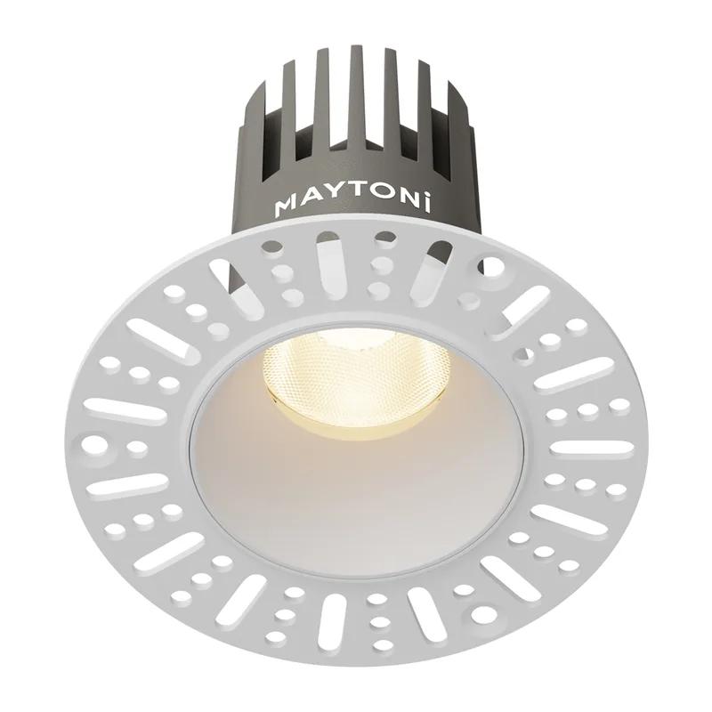 Встраиваемый светильник Омут / Dip 10 Вт 3000 К 50° Maytoni DL119-10W-3K-TRS-W