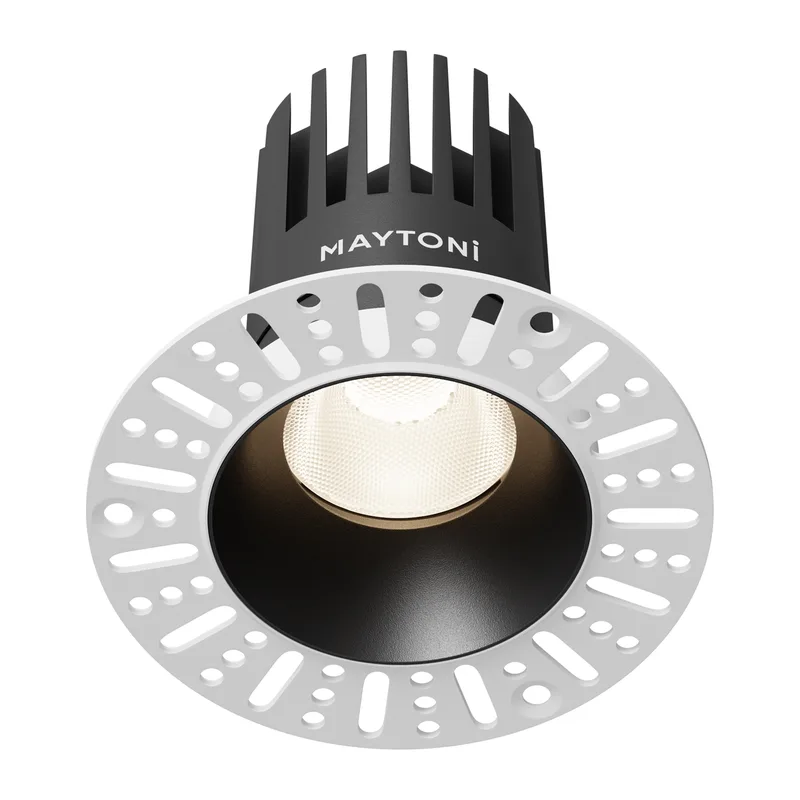 Встраиваемый светильник Омут / Dip 15 Вт 4000 К 50° Maytoni DL121-15W-4K-TRS-B