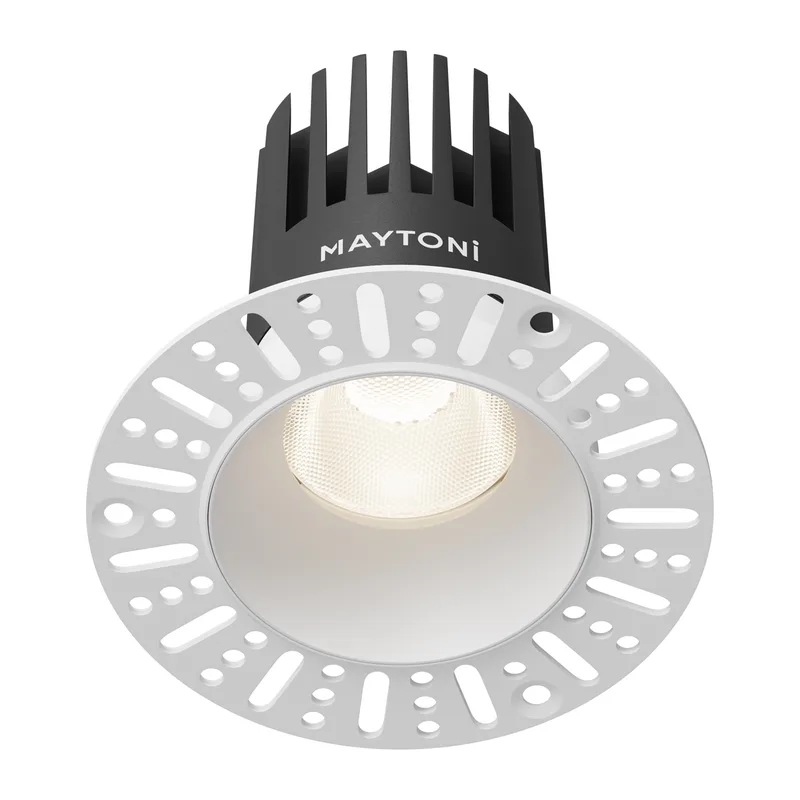 Встраиваемый светильник Омут / Dip 15 Вт 4000 К 50° Maytoni DL121-15W-4K-TRS-W