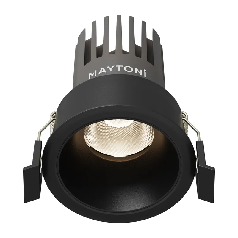 Встраиваемый светильник Омут / Dip 9 Вт 4000 К 9° Maytoni DL123-10W-4K-B