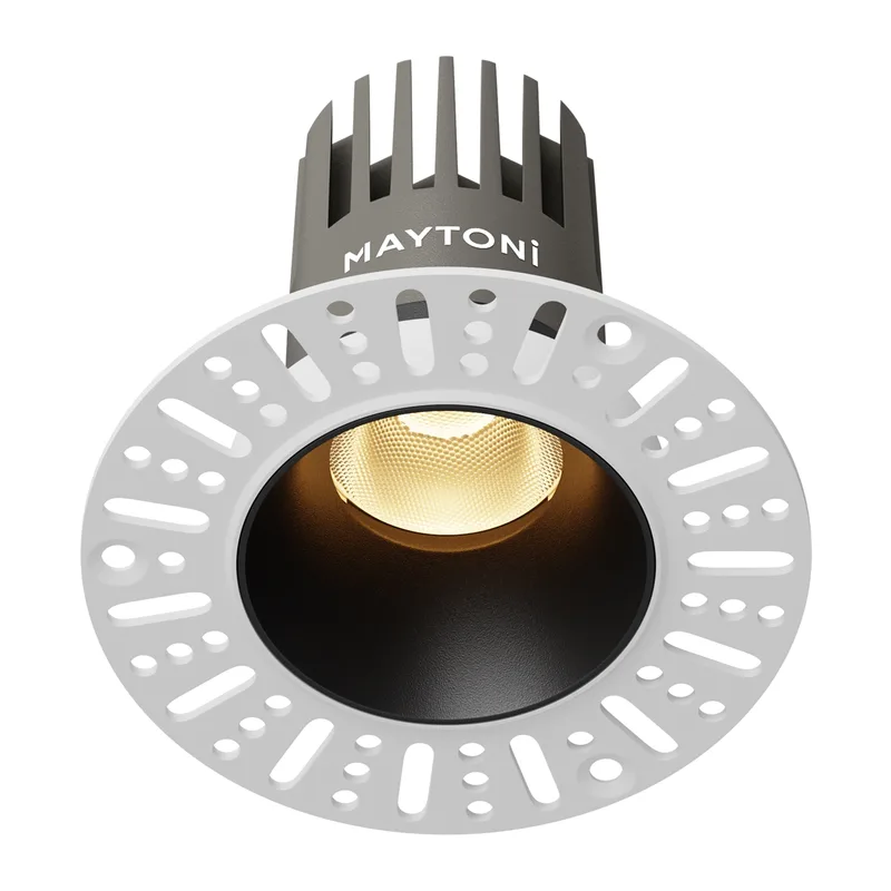 Встраиваемый светильник Омут / Dip 9 Вт 2700 К 9° Maytoni DL124-10W-2.7K-TRS-B