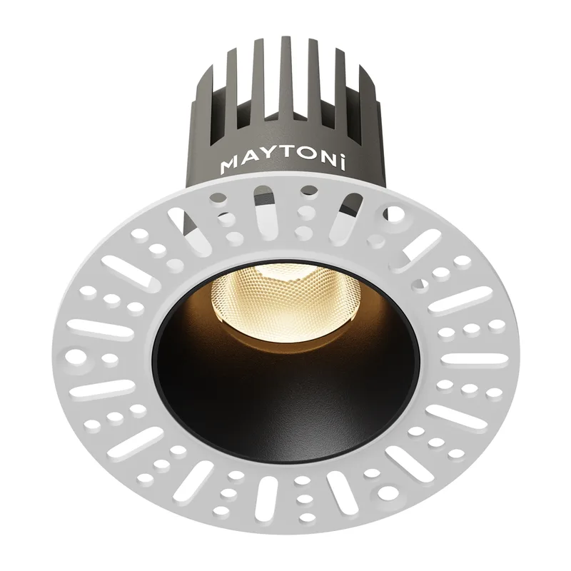 Встраиваемый светильник Омут / Dip 9 Вт 3000 К 9° Maytoni DL124-10W-3K-TRS-B