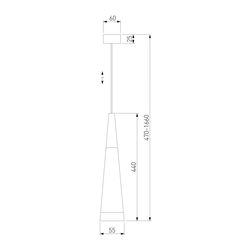Подвесной светодиодный светильник DLR038 7+1W 4200K черный матовый Elektrostandard 5