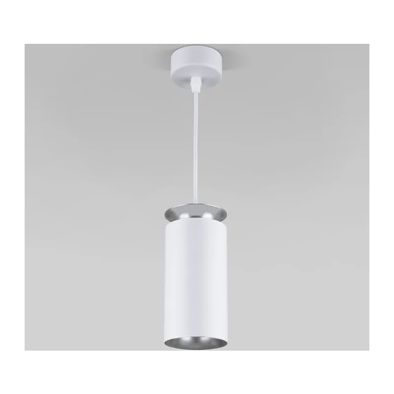 Подвесной светодиодный светильник DLS021 9+4W 4200К белый матовый/серебро Elektrostandard 2