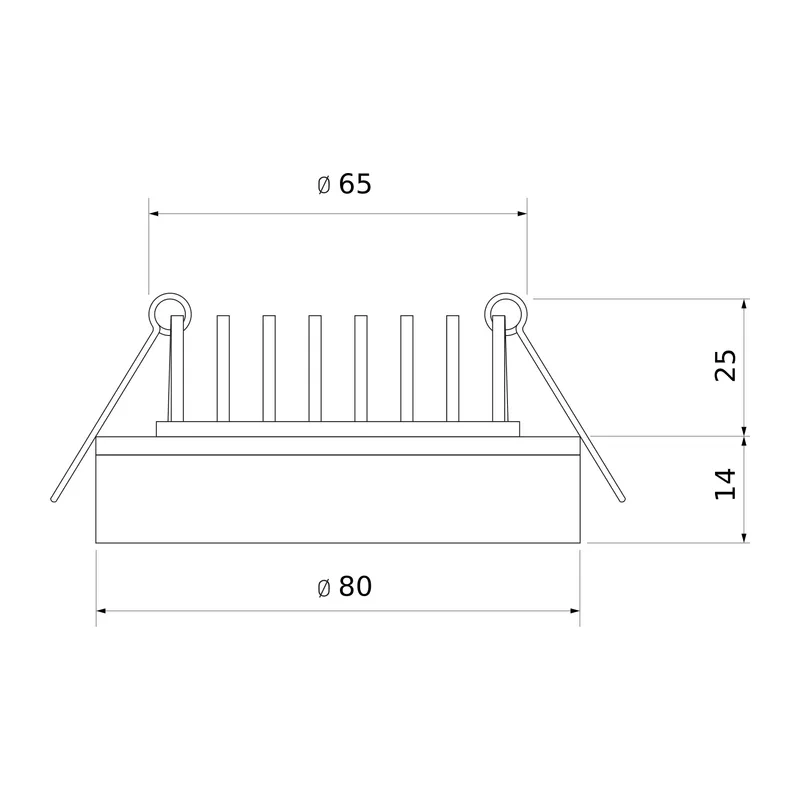 Точечный светодиодный светильник DSKR80 5W 4200K Elektrostandard 4