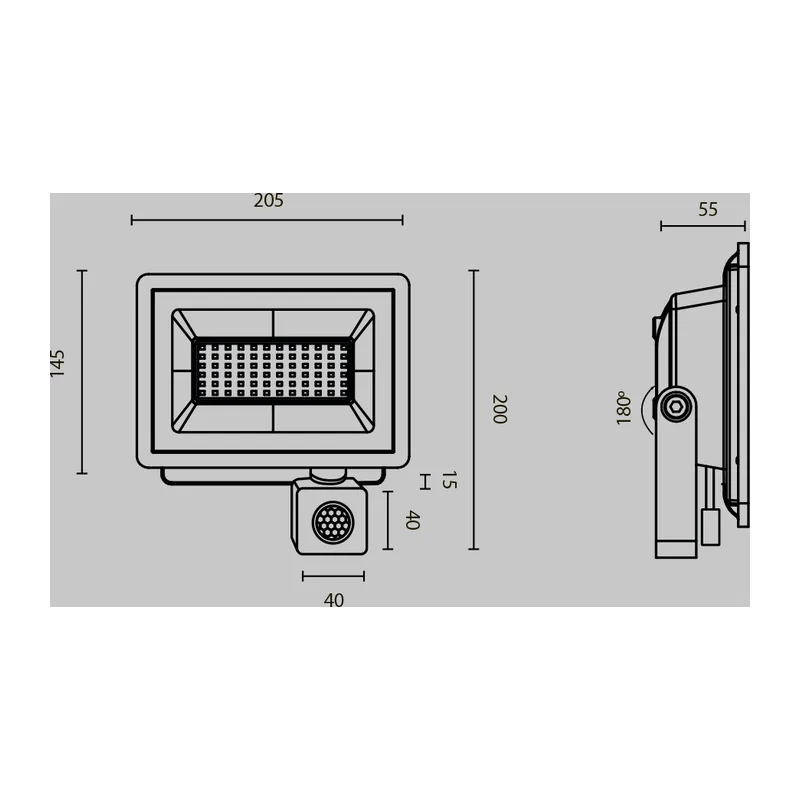 Прожектор Поток / Flood 6500К 50Вт IP 65 Maytoni FL001-L50B6KSR 8