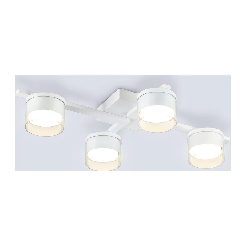 Потолочный светильник GX53*4 FL51661/4 WH/CL белый/прозрачный GX53/4 547*330*105 Ambrella Light 3