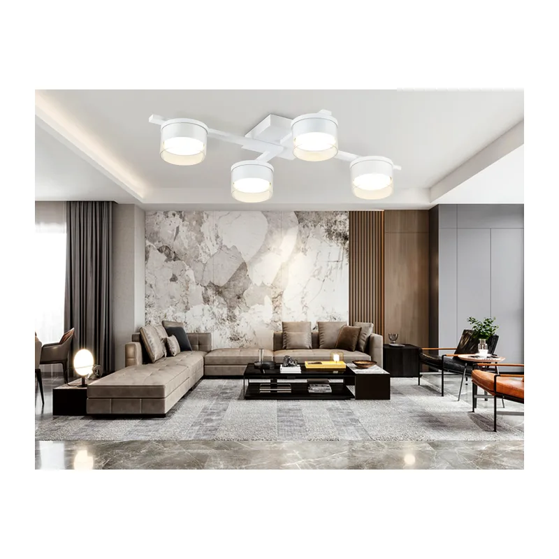 Потолочный светильник GX53*4 FL51661/4 WH/CL белый/прозрачный GX53/4 547*330*105 Ambrella Light 5