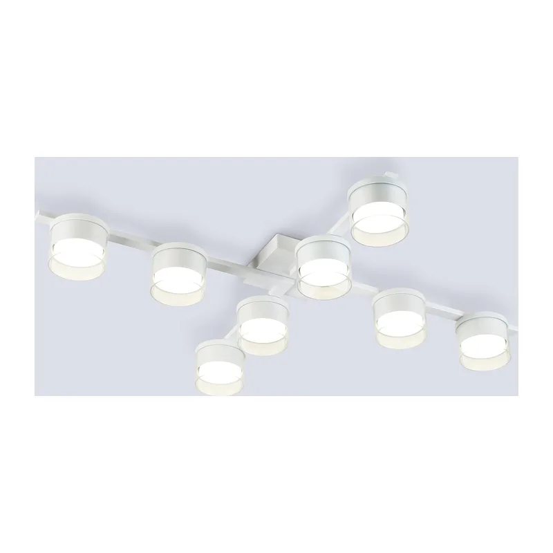 Потолочный светильник GX53*8 FL51663/8 WH/CL белый/прозрачный GX53/8 847*620*105 Ambrella Light 2