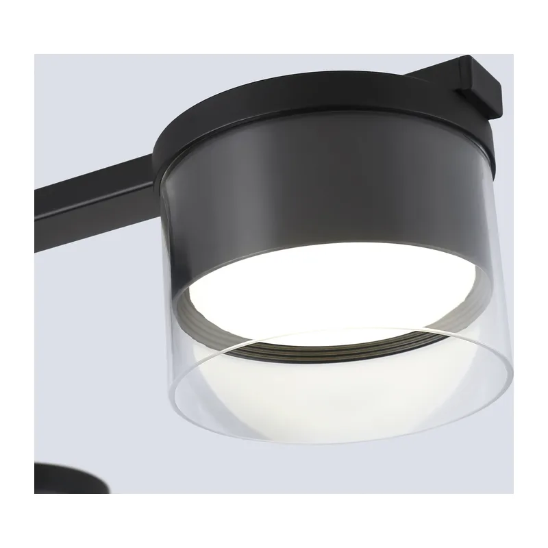 Потолочный светильник GX53*8 FL51671/8 BK/CL черный/прозрачный GX53/8 847*620*105 Ambrella Light 2