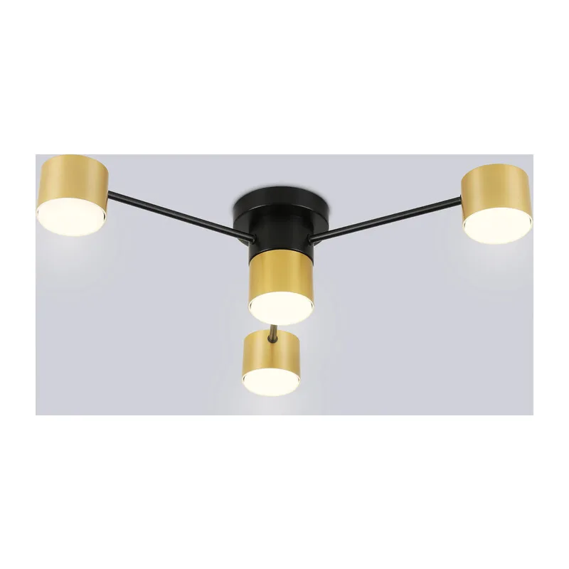 Потолочный светильник GX53*4 FL51722/4 BK/GD черный/золото GX53/4 max 12W 645*135 Ambrella Light 5