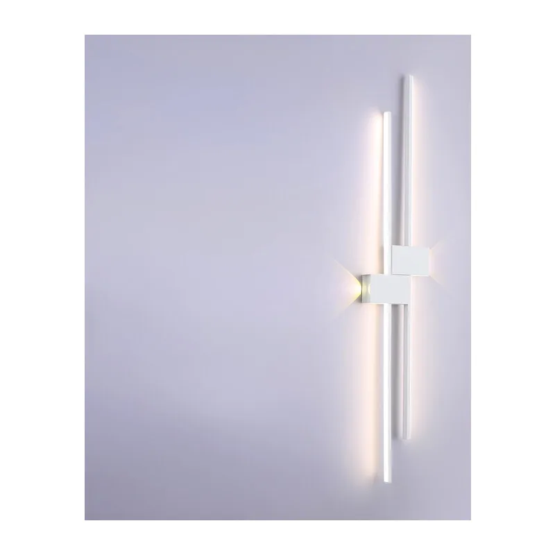 Настенный светодиодный светильник 4200K 27Вт FL5217 SWH белый песок LED 4200K 27W 1209*180*50 Ambrella Light 6