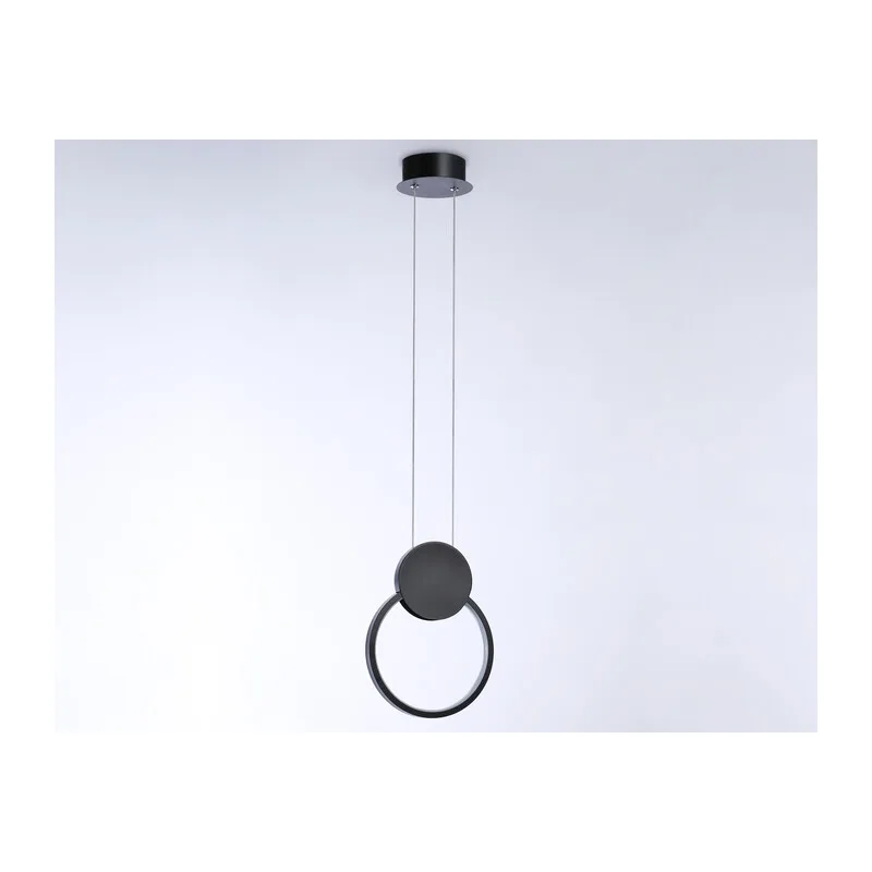Подвесной светодиодный светильник FL5252 BK черный 9W 4200K 200*20*1200 (без ПДУ) Ambrella Light 9
