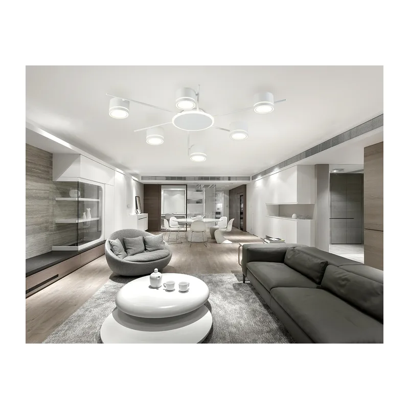 Потолочный светильник GX53*6 4200К 12Вт FL71519/6 WH белый GX53/6+LED 754*741*90 Ambrella Light 5