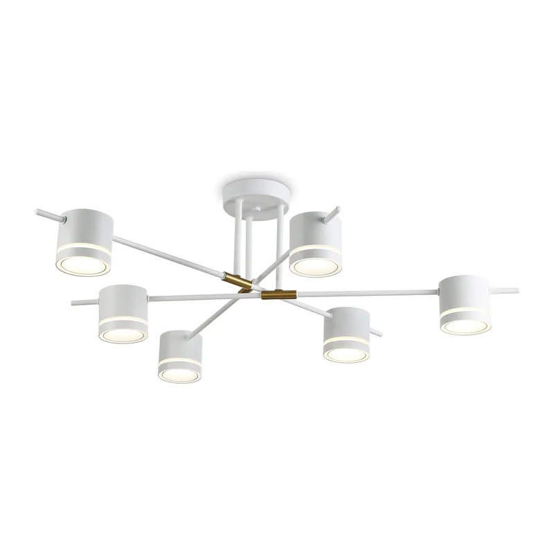 Потолочный светильник GX53*6 FL71529/6 WH/GD белый/золото GX53/6 785*767*260 Ambrella Light